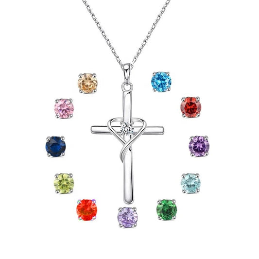 Kreuz Stein Kette